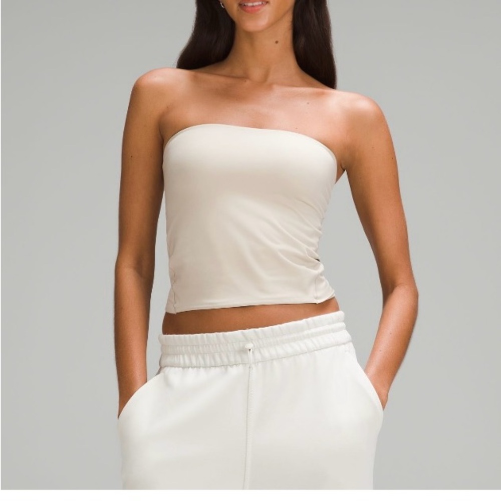 Lululemon Cream Strapless Top (S)